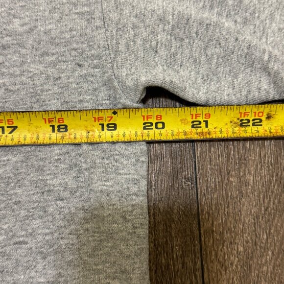 VTG Purdue Boilermakers Shirt Men's Medium Gray Sportswear 90s Delta Pro Weight - Picture 8 of 8